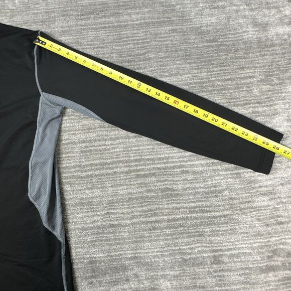 Nike Pro Combat Hyperwarm DriFit Fitted Men's L Black Shirt Long Sleeve - Picture 10 of 11